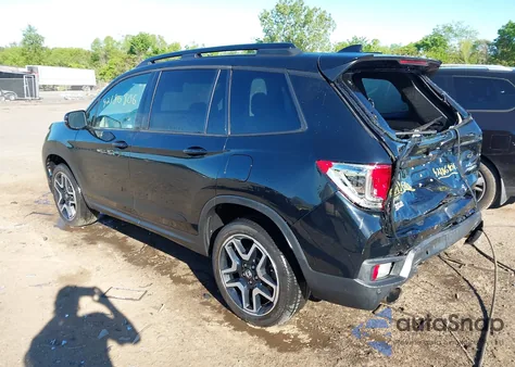 2022 Honda Passport Awd Elite из США, поврежденный, VIN 5FNYF8H01NB003681